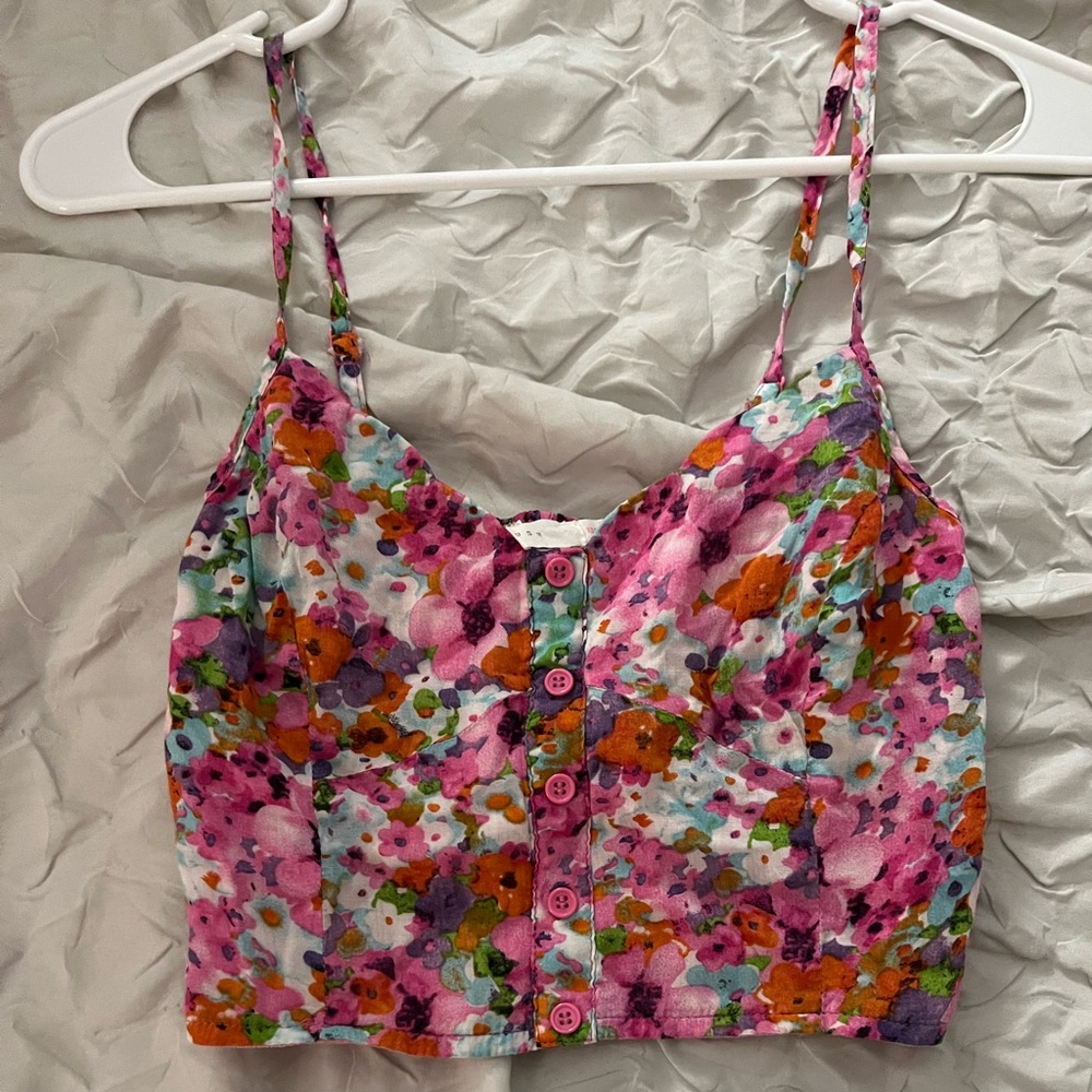 Lush crop top tank, XS